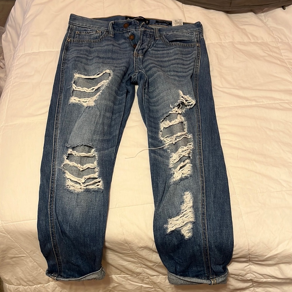 Hollister Low arise Boyfriend Jeans